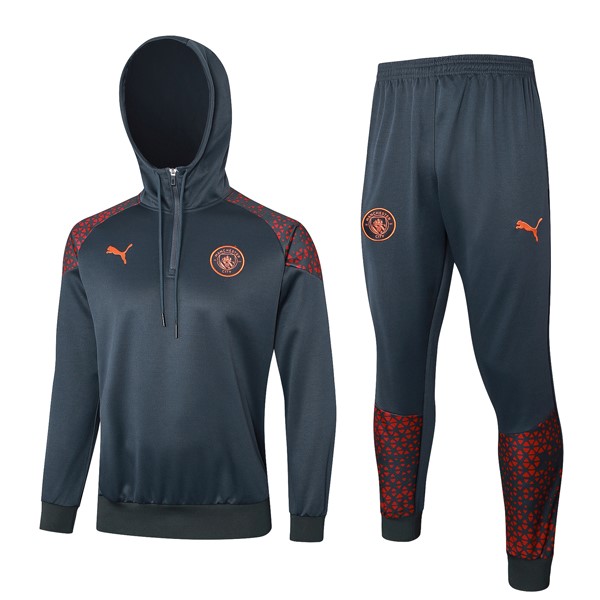 Sudadera Con Capucha Manchester City 2024 Gris